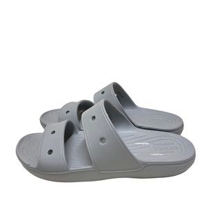 Crocs Iconic Comfort Light Grey Slide Sandals Men’s Size 13